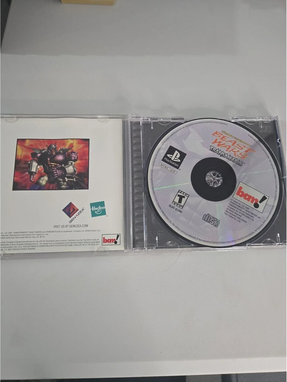Transformers Beast Wars Transmetals Sony PlayStation 1 Complete In Box